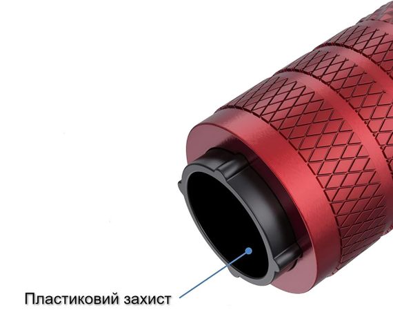 Захисні металопластикові ковпачки Primo на ніпель, золотник автомобільних коліс - Red | Зображення 2