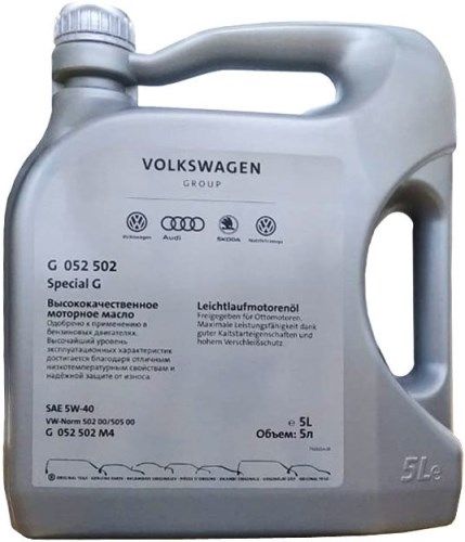 Моторна олива VAG Special G 5W-40 5л.