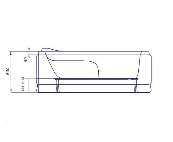 Акрилова ванна Redokss San SIRACUSA 1600х700 | Зображення 5