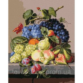 Картина по номерам "Бархатный натюрморт" ©Amalie Kärcher Идейка KHO5655 40x50 см