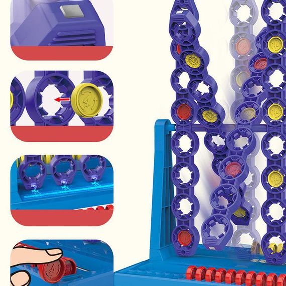 Настольная интерактивная игра Ummi 22048 Line Up Spin 4 Blue | Зображення 3