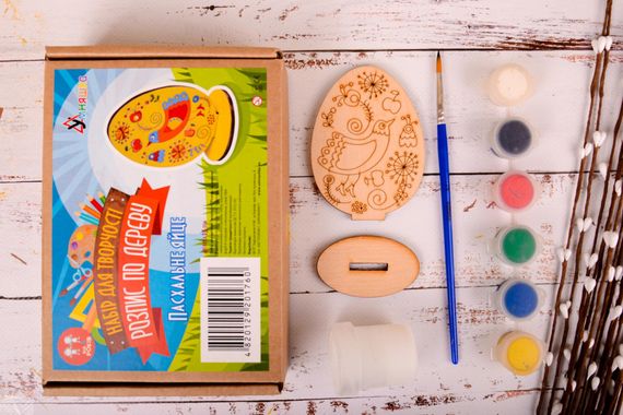 Набір для творчості. Розпис акриловими фарбами "Яйце пасхальне" (РД-004) RD-004 по дереву | Зображення 2