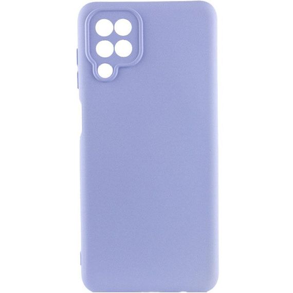 Чохол Silicone Cover Ummi Lakshmi Full Camera (AA) для Samsung Galaxy A12 Бузковий / Dasheen