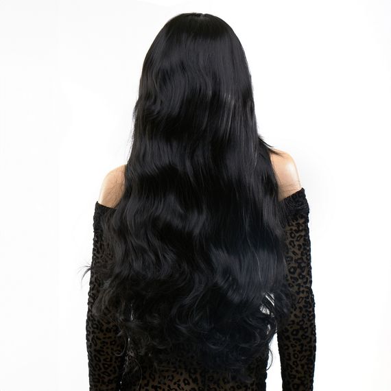Перука штучна Fetish Hair, чорна, 65 см | Зображення 2