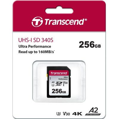 Карта памяти Transcend 256GB SD class 10 UHS-I U3 4K (TS256GSDC340S) | Зображення 4