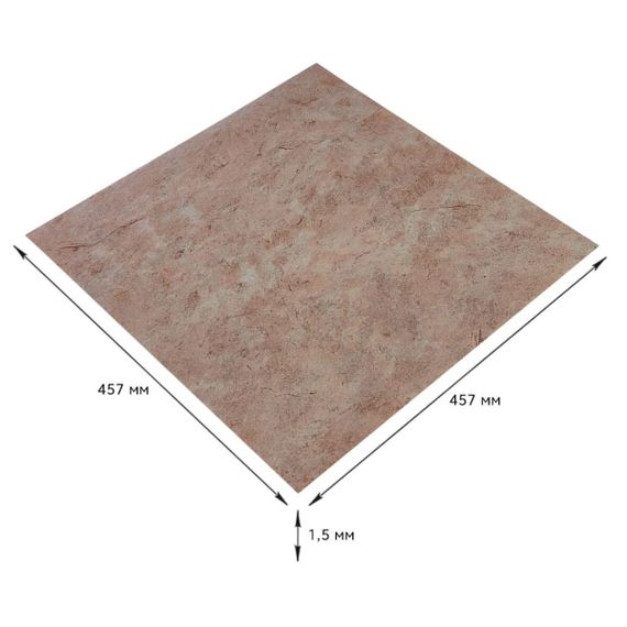 Самоклеюча LVT плитка 457*457*1.5mm (D) SW-00002457 | Зображення 3
