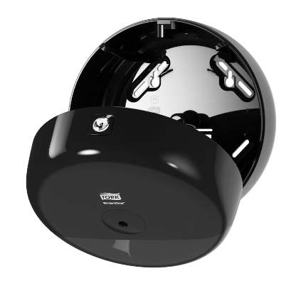 Tork SmartOne диспенсер для туалетного паперу у міні-рулонах, черний, арт 681008 | Зображення 1