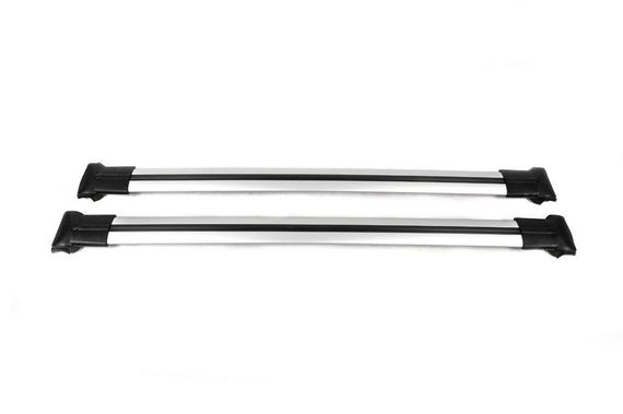 Перемычки на обычные рейлинги без ключа Can V1 (2 шт) до 105 см, Серые для Dacia Sandero 2007-2013 гг. | Зображення 7