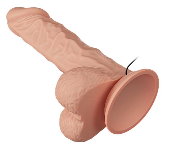 Великий вібратор на присосці BAILE - Beautiful Burag Vibration 9.4", BW-008104ZR Sex Aura | Зображення 6