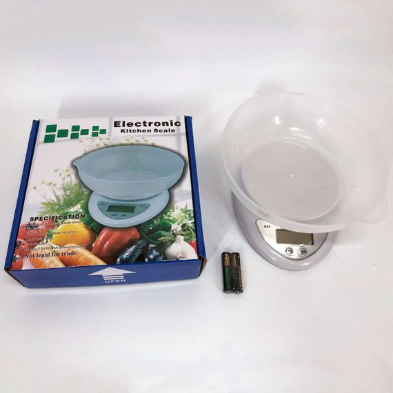 Весы кухонные обычные B05A, Кухонный вес кухонный вес на аккумуляторе, Весы для кухни с обнулением XD-77 | Зображення 5