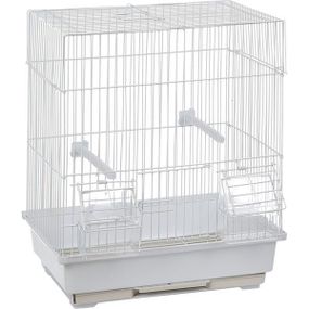 Клітка для птахів Karlie Flamingo Dolak 30 х 22.5 х 38 см Біла