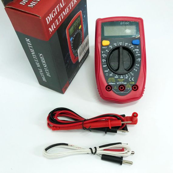Цифровий Мультиметр 33 C DT DIGITAL мультитестер тестер, електронний мультиметр, професійний тестер | Зображення 3