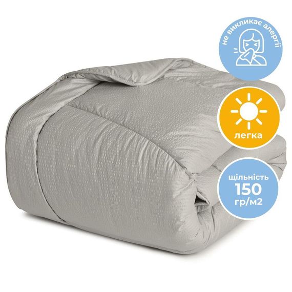 Ковдра IDEIA 87726 Україна 140*210  Мікрофібра Сірий