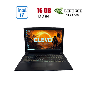 Ігровий ноутбук Clevo N850EP6 / 15.6" (1920x1080) IPS / Intel Core i7-8750H (6 (12) ядра по 2.2 - 4.1 GHz) / 16 GB DDR4 / 250 GB SSD + 2000 GB HDD / nVidia GeForce GTX 1060, 6 GB GDDR5, 192-bit / WebCam б/в