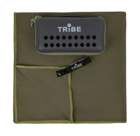 Рушник з мікрофібри Tribe Pocket Towel 50х100 см, army-green (T-LC-0001-M)