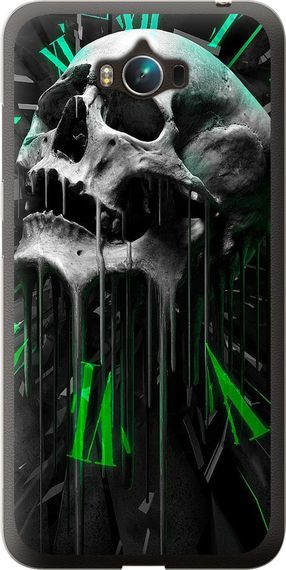 Чехол на Asus ZenFone Max ZC550KL Череп-часы "4100u-271-17620"