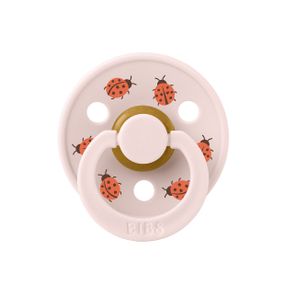Соска пустушка Studio Colour 0-6 мес Latex Round Petal Ladybug Friends