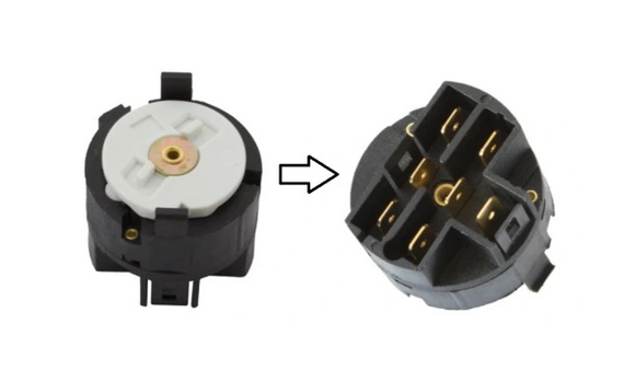 Fiat Bravo (99-01) контактна група (ШИРОКІ КОНТАКТИ) замка запалювання 662126, Фіат Браво