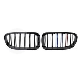 Решетки радиатора компл. BMW 5 F10/F11 10-16 (глянц. чёрн. двойная (M-стиль), AutoTechteile, 708 5127, 706