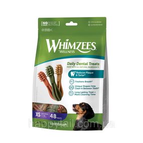 Лакомство Whimzees Toothbrush д/собак в виде зубной щетки XS 48 шт