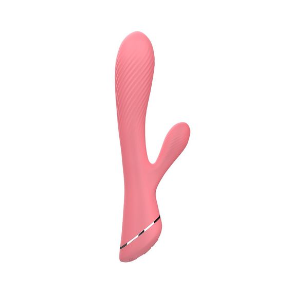 Вагінально-кліторальний вібратор кролик Chisa Lust Ripple Coney, рожевий Sex Aura | Зображення 2