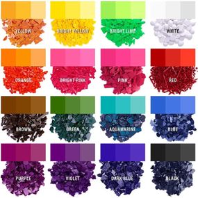 Барвник для виготовлення свічок SB-002, 16 кольорів по 2,8 грам