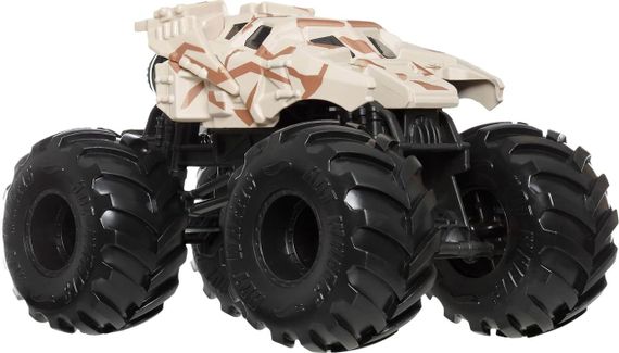 Монстр-трак Хот Вилс Бэтмобиль Бэтмена 1:24 Оригинал Hot Wheels Monster Truck Batman Batmobile | Зображення 3