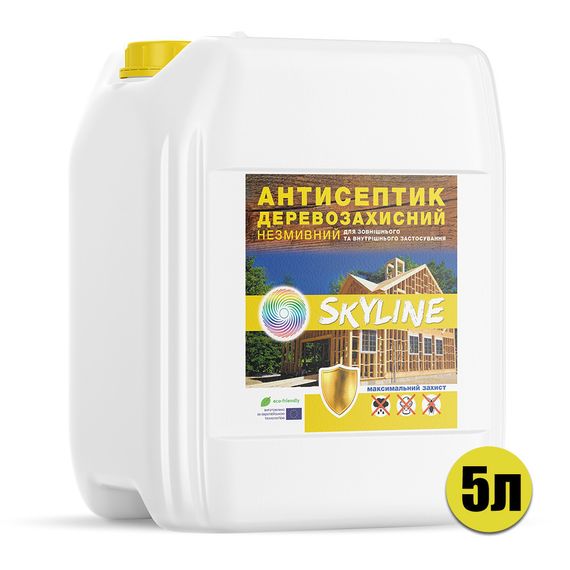 Антисептик біозахист що не змивається для обробки деревини SkyLine 5л | Зображення 1