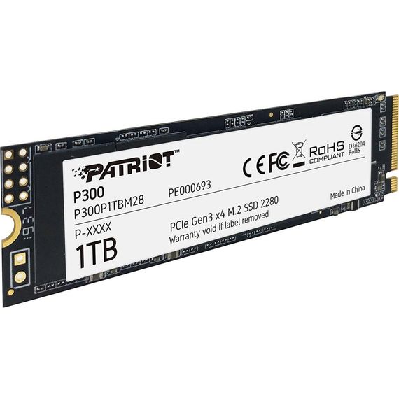 Накопичувач SSD M.2 2280 1TB Patriot (P300P1TBM28) | Зображення 1