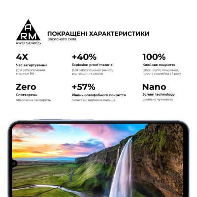 Стекло защитное Armorstandart Pro Samsung A25 5G (A256) (ARM69582) | Зображення 4