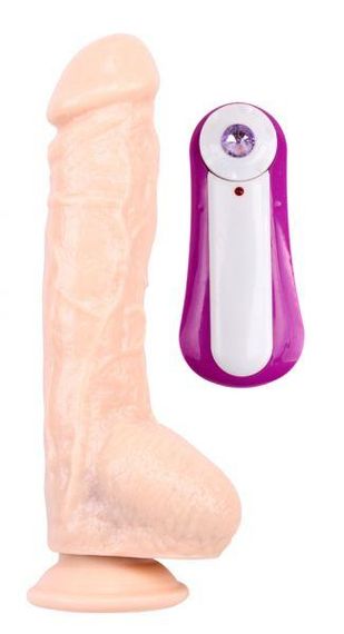 Вибромассажер Alexander Lee 10'' Vibrating Dildo, Flesh Sex Aura | Зображення 1