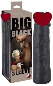 Насадка для збільшення пеніса (чорна) Sex Aura