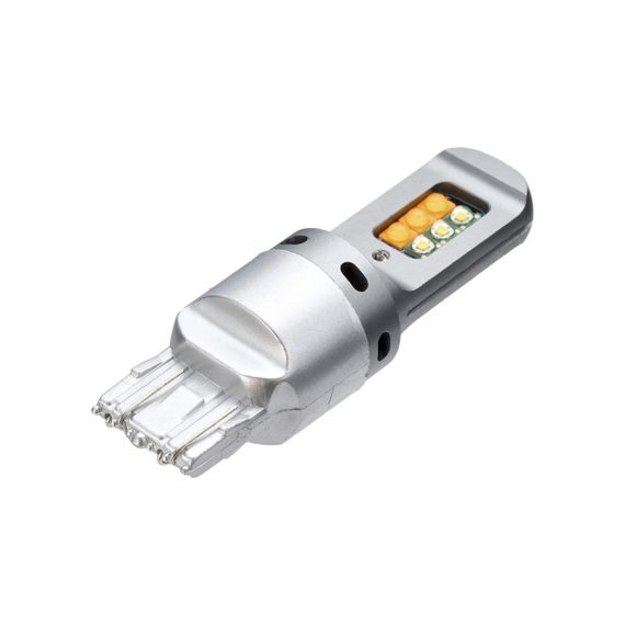 Світлодіодна лампа TBS T20 CREE-12SMD White+Amber W21/5W W3X16d 12V | Зображення 1