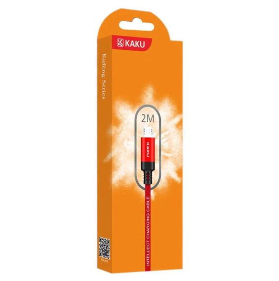 USB кабель Kaku KSC-284 USB - Micro USB 2m - Red | Зображення 2