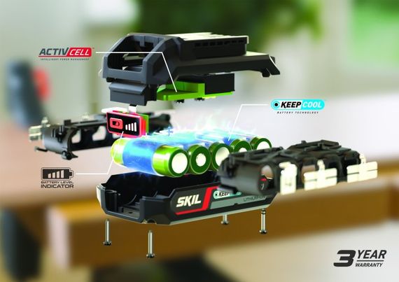 Акумулятор SKIL BR1E3105AA 5,0 Ah 11072600401 (BR1E3105AA) | Зображення 5