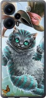 Чехол на Xiaomi Poco F5 Чеширский кот 2 из силикона FCh_052380