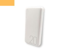 Павербанк зовнішній акумулятор XPRO PR183 20000 mAh з індикацією зарядки білий (32732-01)