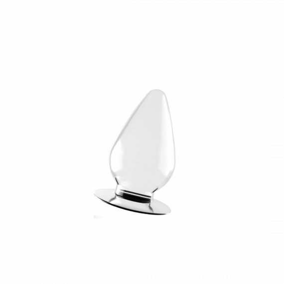Анальна пробка конічної форми 4.5" Flawless Clear Anal Plug, Clear Sex Aura | Зображення 1