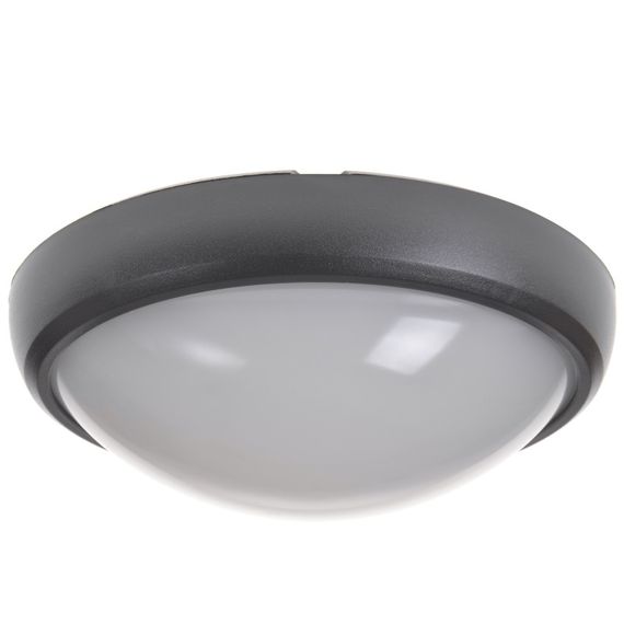 Светильник настенно-потолочный накладной энергосберигающий AL-37/8W IP54 NW BK led | Зображення 1