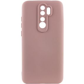 Чехол Silicone Cover Ummi Lakshmi Full Camera (AA) для Xiaomi Redmi Note 8 Pro Розовый / Pink Sand