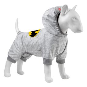 Комбінезон для собак WAUDOG Clothes малюнок "Бетмен лого", софтшелл, M45, B 53-59 см, С 38-42 см