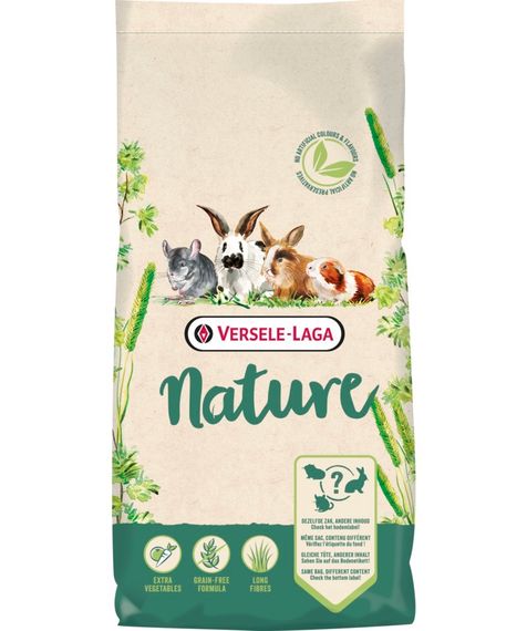 Versele-Laga Nature Chinchilla корм для шиншилл и дегу, 9 кг