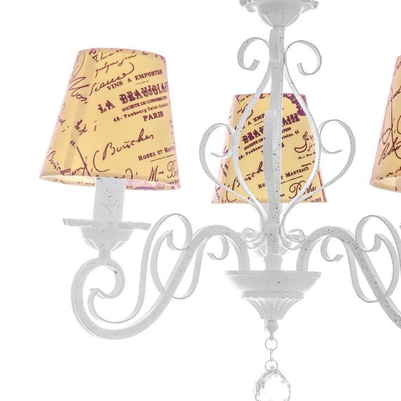 Люстра подвесная с абажуром для кухни E14 40W WH (BKL-661S/3) | Зображення 5