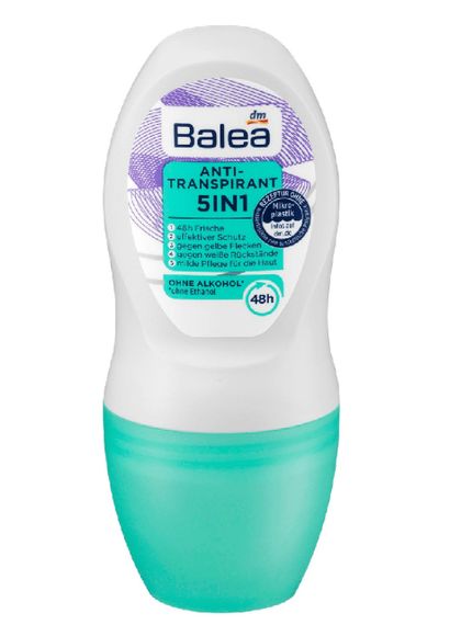Кульковий дезодорант Balea5in1 Protection 48h 50мл