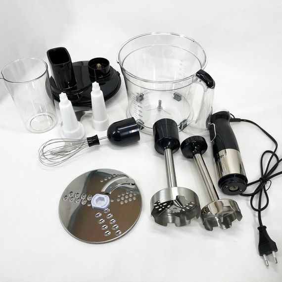 Багатофункціональний занурювальний мульти блендер 4в1 Rainberg RB-2238 подрібнювач 1200 Вт, потужний | Зображення 8