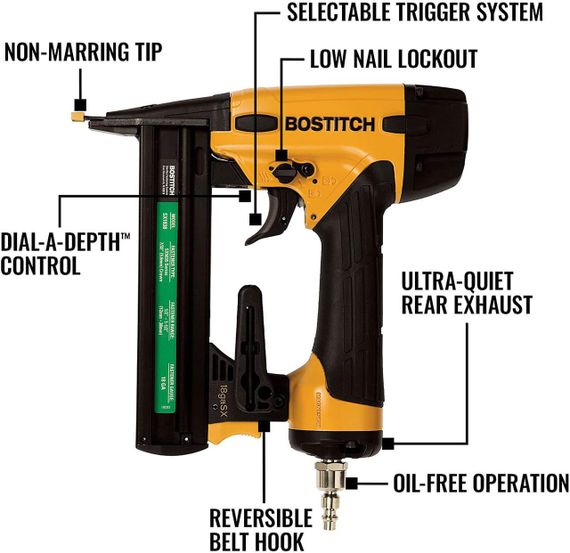 Пістолет скобозабивний пневматичний BOSTITCH SX1838-E | Зображення 3
