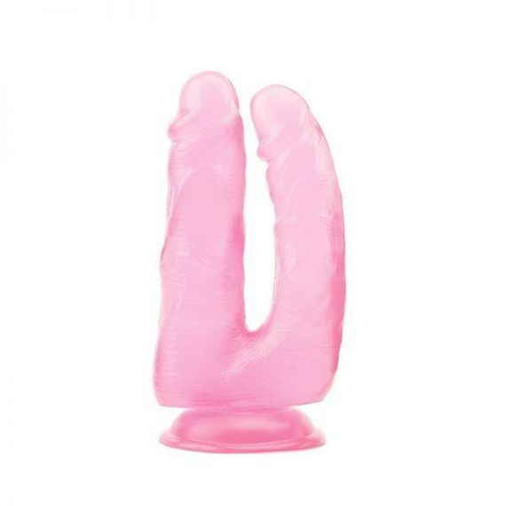 Фаллоимитатор двойной 6.3 Inch Dildo, Pink Sex Aura | Зображення 1
