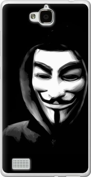 Чехол на Huawei Honor 3C Анонимус "832u-307-17620"