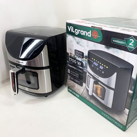 Фритюрниця без олії для ресторану ViLgrand VAF6017WDS 1700 Вт 6 л, Мультипіч з автоматичними програмами IB-23 | Зображення 6