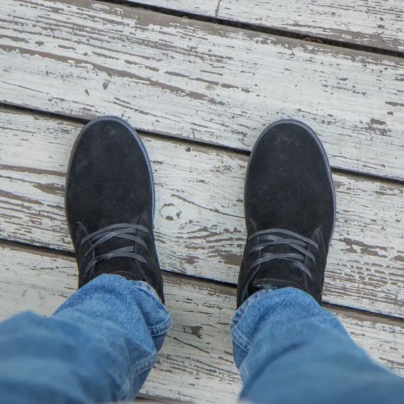 Черевики замшеві чорні Safari 41 розмір | Зображення 3